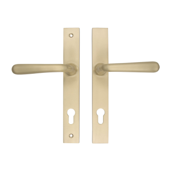 Hardwick Lyndon Door Espag Set Sprung Satin Brass Hardwick Lyndon Door Espag Set Sprung Satin Brass