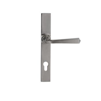 Hardwick Burley Door Espag Set Sprung Satin Chrome Plated Hardwick Burley Door Espag Set Sprung Satin Chrome Plated