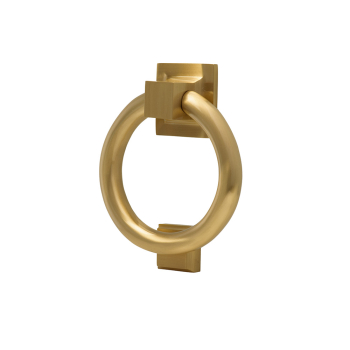 Hardwick Classic Ayston Ring Door Knocker Satin Brass Hardwick Classic Ayston Ring Door Knocker Satin Brass