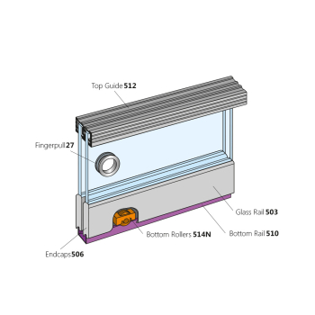 1800mm 2D Sliding Glass Door Kit 1800mm 2D Sliding Glass Door Kit