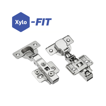Xylo-Fit N1 90° Soft Close Overlay Clip Hinge - Pair Xylo-Fit N1 90° Soft Close Overlay Clip Hinge - Pair