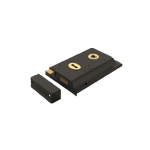 Rim Sash Lock Black 150 x 100mm