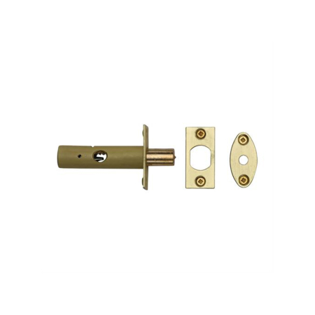 Security Door Bolt 60mm Satin Brass