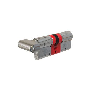 30/35 Security 3* Key/Turn Euro Cylinder Polished Chrome 30/35 Security 3* Key/Turn Euro Cylinder Polished Chrome