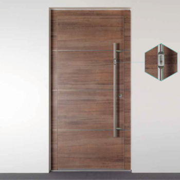 MACO Angled LH Pull Bar for Fingerprint Reader 1200mm SSS MACO Angled LH Pull Bar for Fingerprint Reader 1200mm SSS