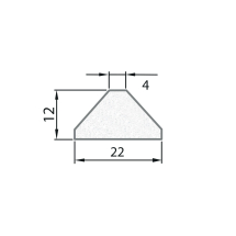 Exiwood Georgian Bevelled Bar 22mm x 12mm x 4mm x 3m White Exiwood Georgian Bevelled Bar 22mm x 12mm x 4mm x 3m White