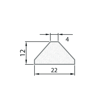 Exiwood Georgian Bevelled Bar 22mm x 12mm x 4mm x 3m White Exiwood Georgian Bevelled Bar 22mm x 12mm x 4mm x 3m White