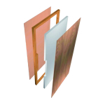 OH Stock Door 58mm 935x2150mm Chen-Chen 150x240mm Frame