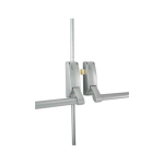 Brton 377 Double Rebated Door Panic Set - Bar