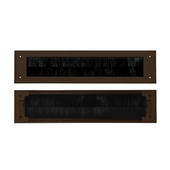 PVC Letterplate Seal w/o Flap Brown 343 x 80mm PVC Letterplate Seal w/o Flap Brown 343 x 80mm