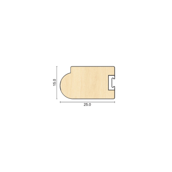 25mm x 15mm x 3m Primed Timber Staff Bead c/w Carrier 25mm x 15mm x 3m Primed Timber Staff Bead c/w Carrier