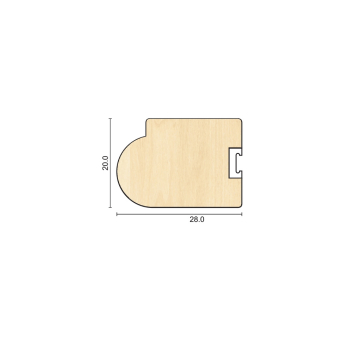 28mm x 20mm x 3m Primed Timber Staff Bead c/w Carrier 28mm x 20mm x 3m Primed Timber Staff Bead c/w Carrier