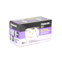 Toggler Snapskru Drywall Anchor with Screws - Box/50 Toggler Snapskru Drywall Anchor with Screws - Box/50