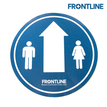 Frontline 300mm Vinyl Non Slip FloorSticker - Arrow